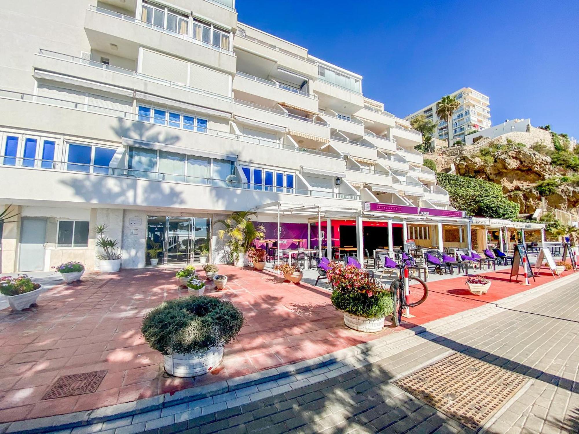 Roca Chica - Parking - Frente Playa - Terraza - Wifi - Bajondillo Y Carihuela Apartment Torremolinos Ngoại thất bức ảnh